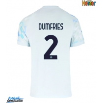 Inter Milan Denzel Dumfries #2 Bortedrakt 2025-26 Kortermet